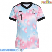 Camisa de time de futebol Bélgica Kevin De Bruyne #7 Replicas 2º Equipamento Feminina Mundo 2026 Manga Curta